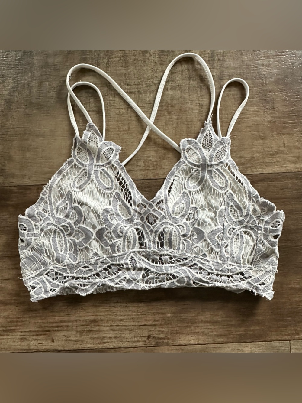 Willow & Root floral lace bralette